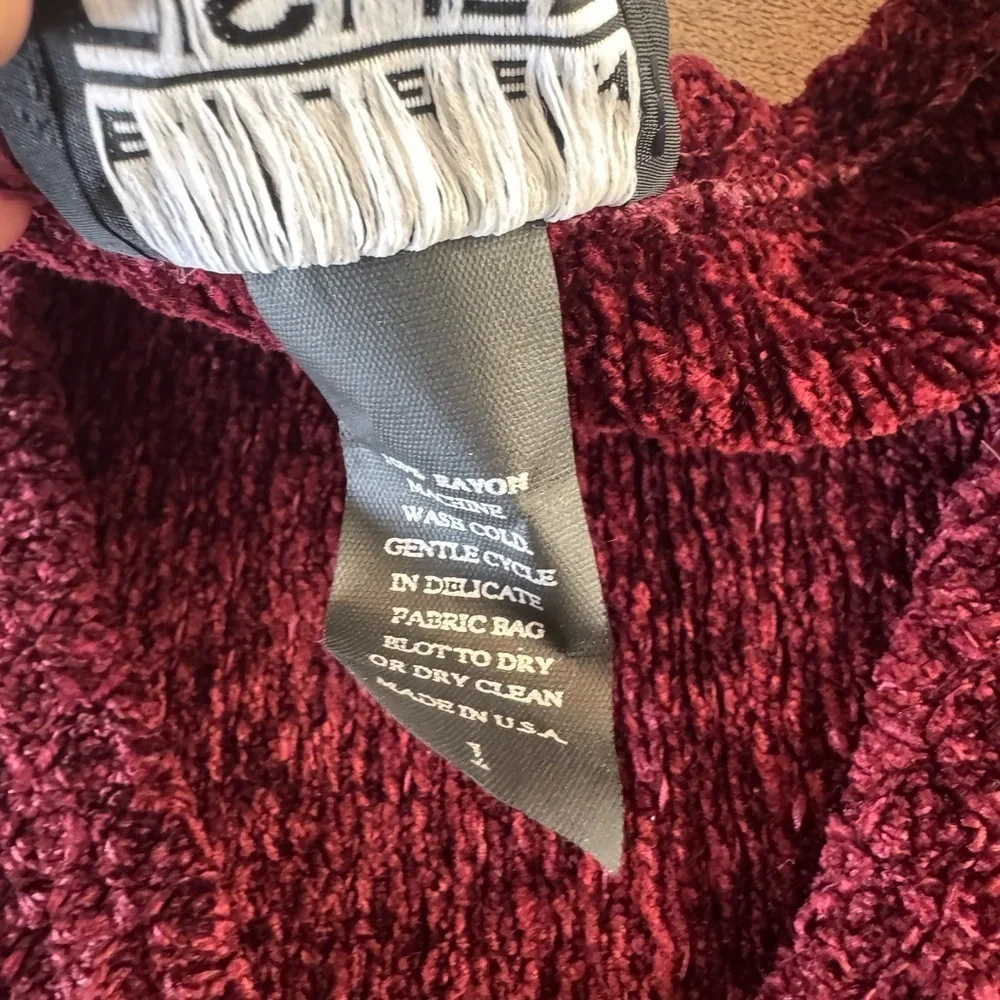 Vintage Eileen Fisher Maroon Knit Vest